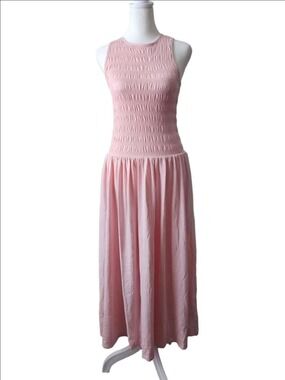 Universal Thread Pink Sleeveless Smock Midi/Maxi Dress Size M